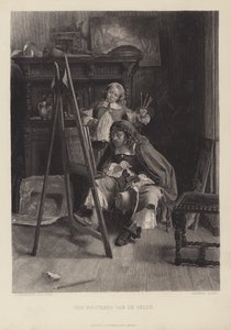 De broers Van de Velde door Jean Louis Ernest (after) Meissonier