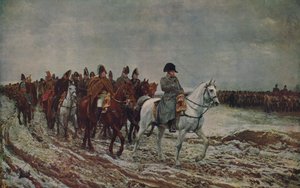 Napoleon tijdens de Franse campagne van 1814