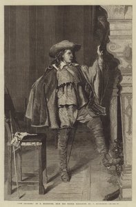 De Ridder, van de Wintertentoonstelling, Nr. 7, Haymarket door Jean Louis Ernest Meissonier