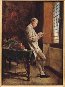 De Lezer in Wit, 1857