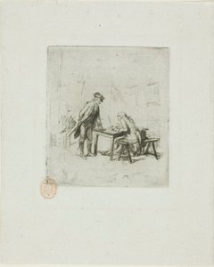 De sergeant verslaggever door Jean Louis Ernest Meissonier