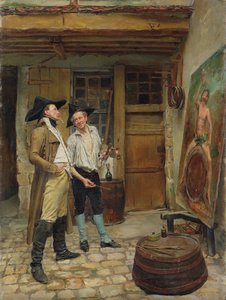 De uithangbordenschilder, 1872 door Jean Louis Ernest Meissonier