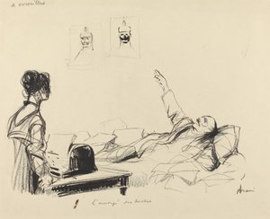 In Versailles. De gezant van de boches door Jean Louis Forain