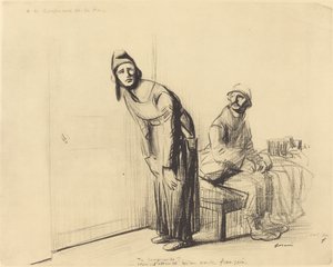 Op de Vredesconferentie door Jean Louis Forain