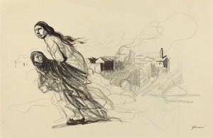 Na Douai, waarschijnlijk 1918 door Jean Louis Forain