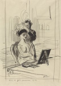 Voor het Perzische feest, 1912 door Jean Louis Forain