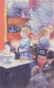 Bar bij de Folies-Bergère, 1878 door Jean Louis Forain