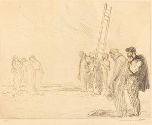 Calvarie (tweede plaat) door Jean Louis Forain