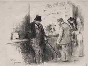 Chez lHuissler door Jean Louis Forain