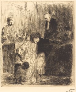 Na de hoorzitting (eerste plaat) door Jean Louis Forain