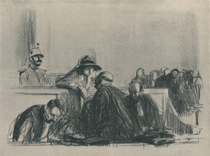 Conseil Juridique, 1919 door Jean Louis Forain