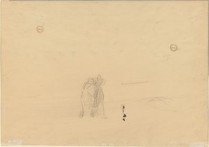 Figuren in een Landschap (verso) door Jean Louis Forain