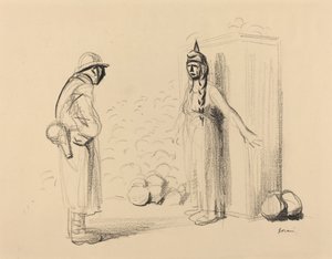 Het verbergen van de louis, ca. 1914-1919 door Jean Louis Forain