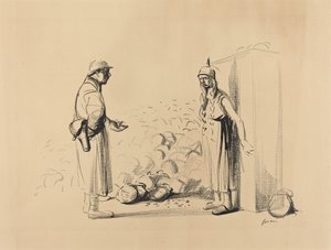 Het verbergen van de louis door Jean Louis Forain