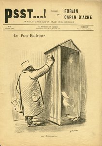 Illustratie door Jean-Louis Forain (1852-1931) in Psst...! door Jean Louis Forain