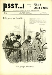 Illustratie door Jean-Louis Forain (1852-1931) in Psst...! door Jean Louis Forain