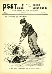 Illustratie door Jean-Louis Forain (1852-1931) in Psst...! door Jean Louis Forain