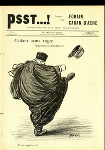 Illustratie door Jean-Louis Forain (1852-1931) in Psst...! door Jean Louis Forain