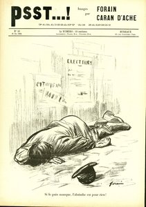 Illustratie in Psst...! door Jean Louis Forain