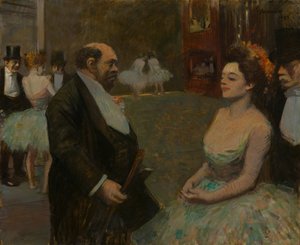 In de coulissen, 1899