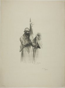 De vlag kussen door Jean Louis Forain