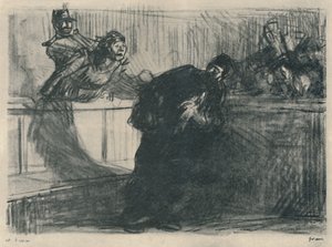 De advocaat uitgescholden