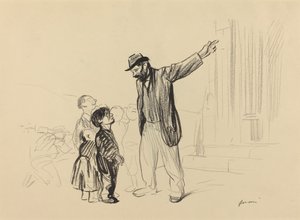 De kerk van hun vaders door Jean Louis Forain