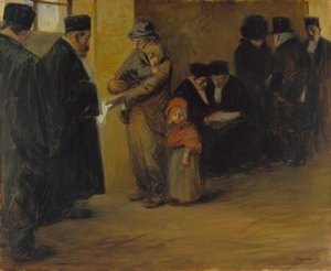 Juridische bijstand, 1900s-1910s door Jean Louis Forain