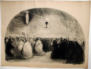 Lourdes, 1914, 25e Internationale Eucharistische Congres door Jean Louis Forain