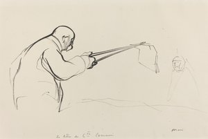 M. Clemenceau. De brief van Graaf Czernin door Jean Louis Forain