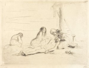 Pietà (eerste plaat) door Jean Louis Forain