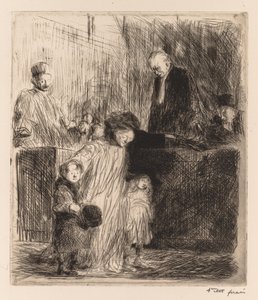 Vertrek van de zitting door Jean Louis Forain