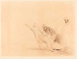 De Overspelige (derde plaat) door Jean Louis Forain