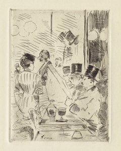 Het Café van het Nieuwe Athene, ca. 1876