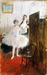 De Kleedkamer, c.1890 door Jean Louis Forain