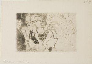 De Foiles-Bergère, eerste plaat door Jean Louis Forain