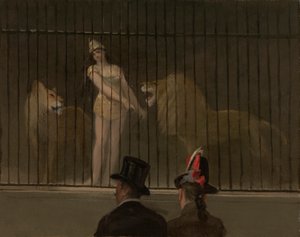 De leeuwentemmer door Jean Louis Forain