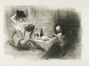 De Privé Eetkamer, Vijfde Plaat door Jean Louis Forain