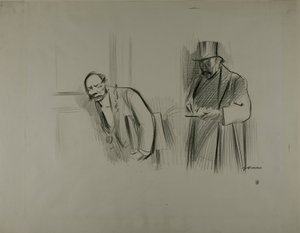 De Verslaggever door Jean Louis Forain