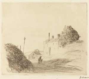 De Weg naar Rocquencourt door Jean Louis Forain