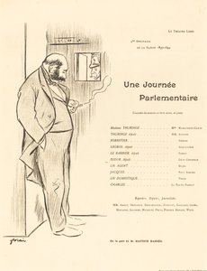 Een Parlementaire Dag door Jean Louis Forain