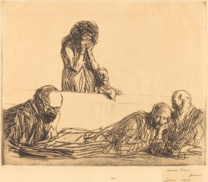Ongehuwde Moeder (eerste plaat) door Jean Louis Forain