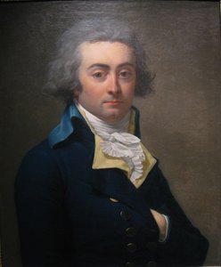 Portret van Marie-Jean Hérault de Séchelles 1759-1794 door Jean Louis Laneuville