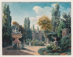 Monument van Diane de Poitiers in de Jardin du cloître des Petits-Augustins