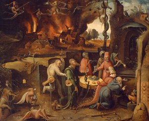 Verleiding van Sint Antonius door Jean Mandyn