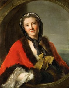 La comtesse Tessin, 1741 door Jean Marc Nattier