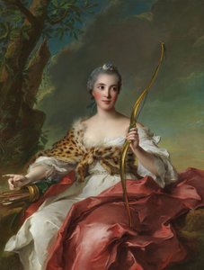 Madame Bergeret de Frouville als Diana, 1756 door Jean Marc Nattier