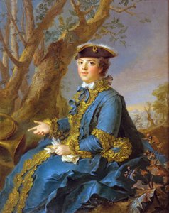 Portret van Louise Elisabeth van Frankrijk, hertogin van Parma