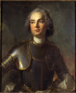 Portret van Charles-Guillaume-Louis, Markies de Broglie, Seigneur du Mesnil, 1734 door Jean Marc Nattier