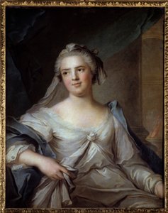 Portret van Madame Henriette van Frankrijk (1727-1752) dochter van Lodewijk XV, als vestalin